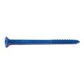 Red Head Tapcon Concrete Screw, 1/4" Dia., Flat, 3 3/4 in L, Steel Climaseal Coated, 100 PK 08136